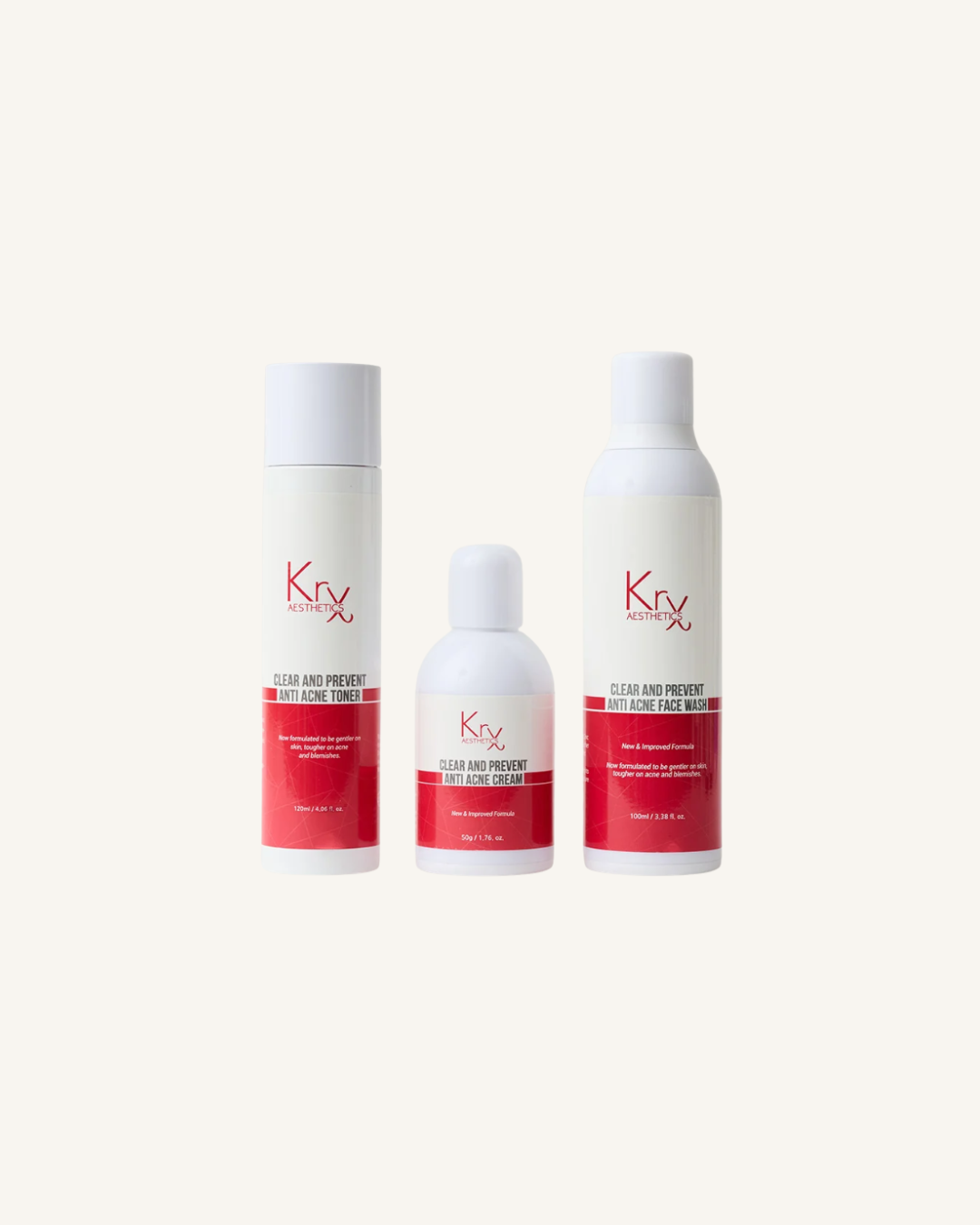 KrX Clear + Prevent Anti Acne Bundle